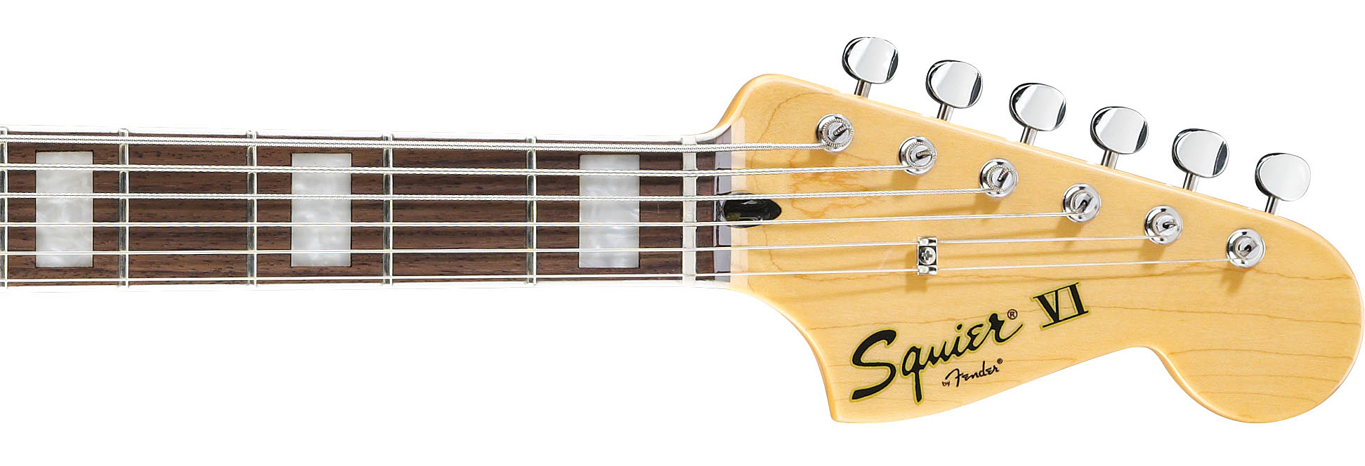 Squier Bass Vi Vintage Modified Rw Black - Solidbody E-bass - Variation 3