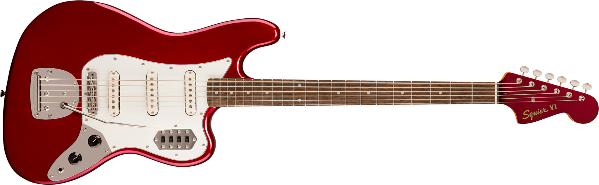 Squier Bass Vi Classic Vibe Ltd 3s Trem Lau - Candy Apple Red W/ Matching Headstock - Solidbody E-bass - Main picture