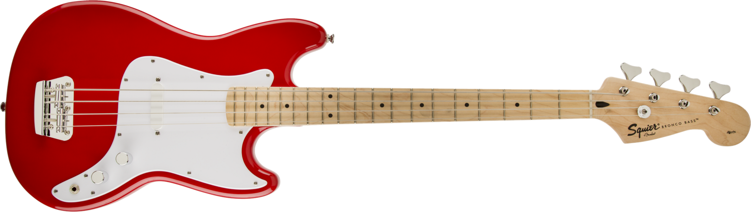 Squier Bronco Bass Mn - Torino Red - E-Bass für Kinder - Main picture