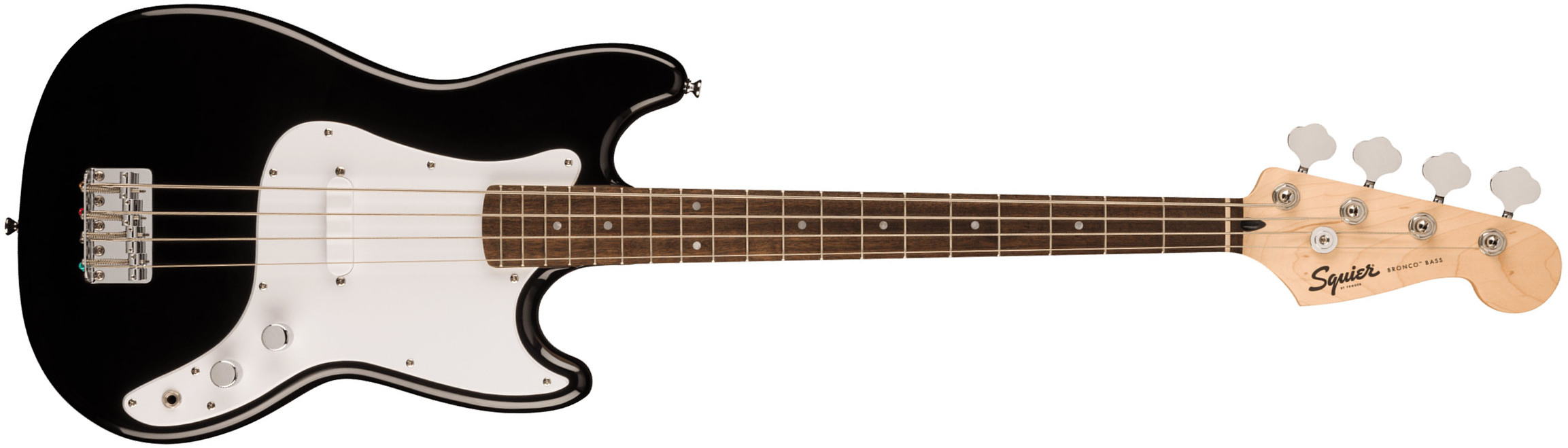 Squier Bronco Bass Sonic Lau - Black - Solidbody E-bass - Main picture