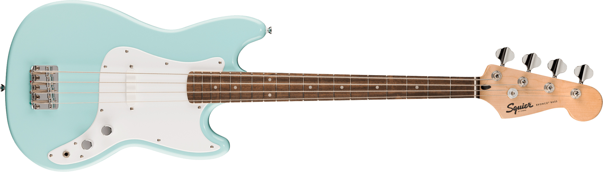 Squier Bronco Bass Sonic Lau - Daphne Blue - Solidbody E-bass - Main picture