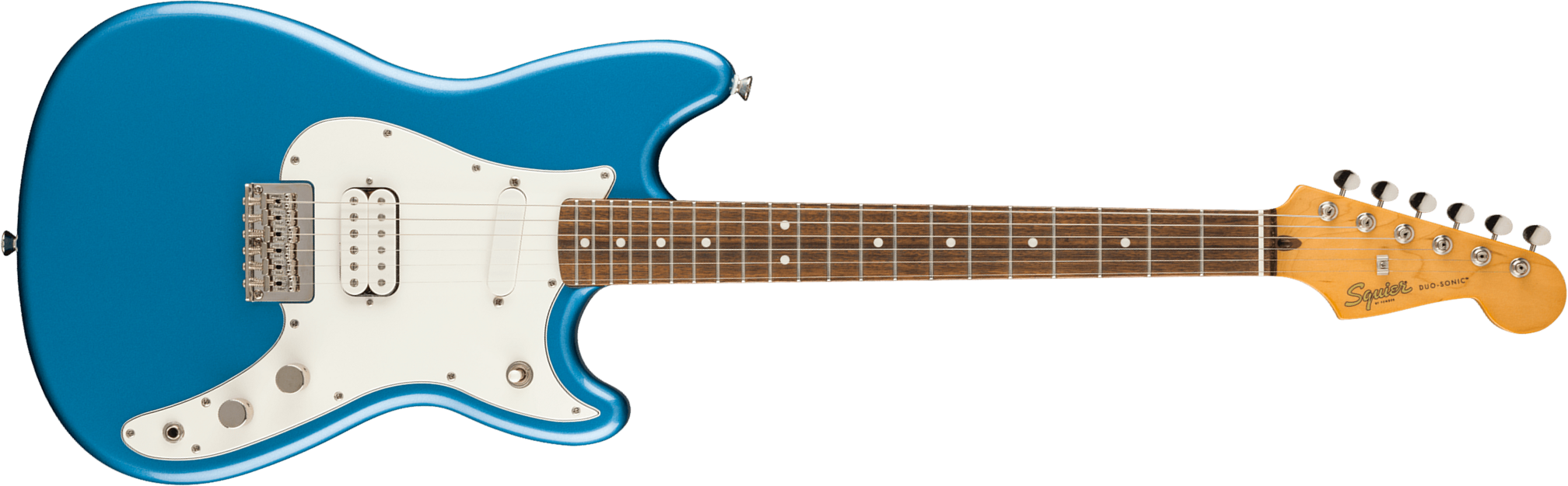 Squier Duo-sonic Hs Classic Vibe Shsc Ht Lau - Lake Placid Blue - Retro-Rock-E-Gitarre - Main picture