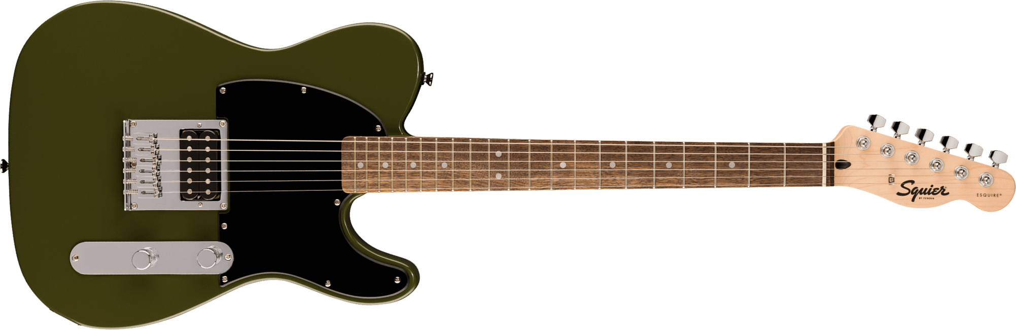 Squier Esquire / Tele H Sonic 1h Ht Mn - Olive - E-Gitarre in Str-Form - Main picture