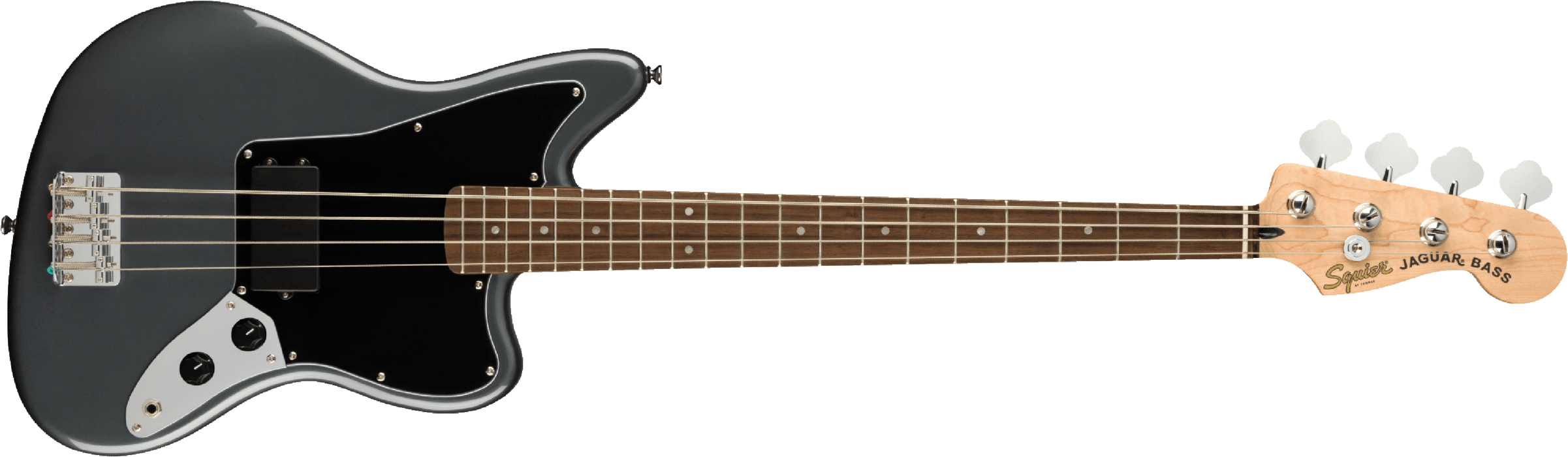 Squier Jaguar Bass Affinity 2021 Lau - Charcoal Frost Metallic - Solidbody E-bass - Main picture
