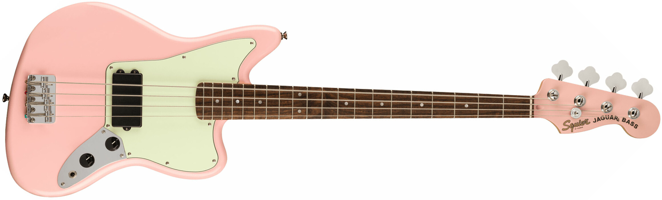 Squier Jaguar Bass H Affinity Fsr Lau - Shell Pink - Solidbody E-bass - Main picture