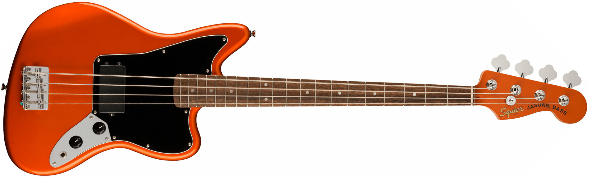 Squier Jaguar Bass H Affinity Fsr Lau - Metallic Orange - Solidbody E-bass - Main picture