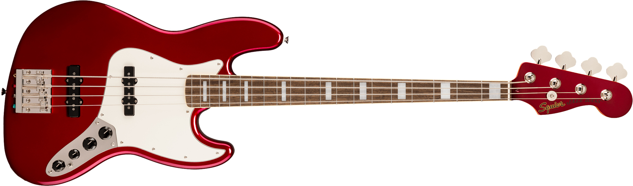 Squier Jazz Bass 70s Active Classic Vibe Lau - Candy Apple Red W/ Matching Headstock - Solidbody E-bass - Main picture