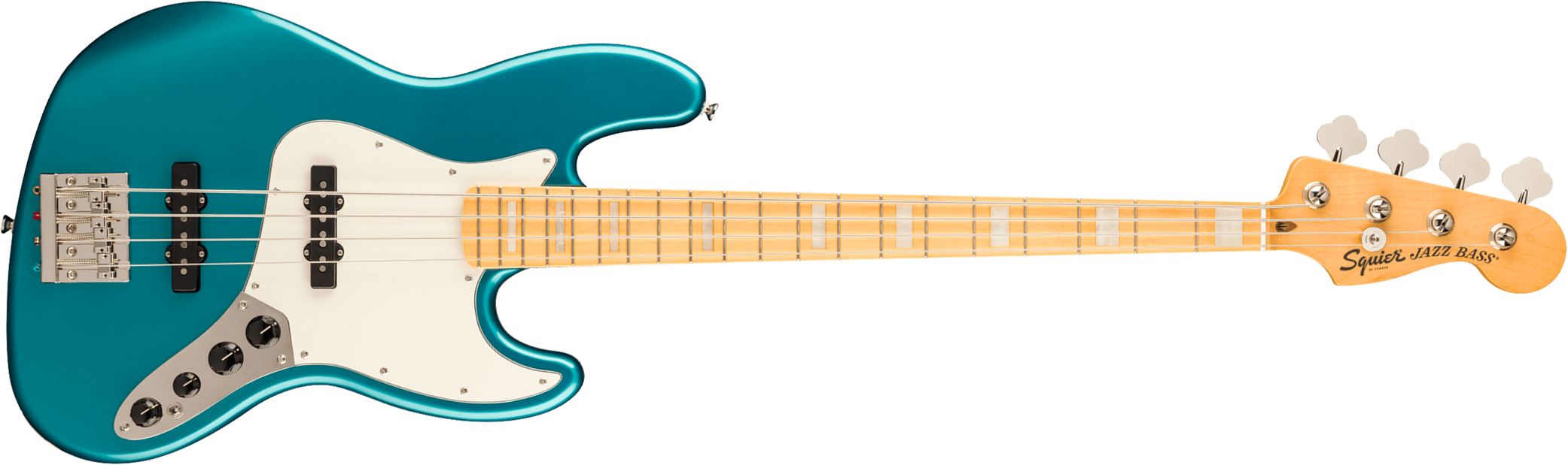 Squier Jazz Bass 70s Active Classic Vibe Mn - Ocean Turquoise - Solidbody E-bass - Main picture
