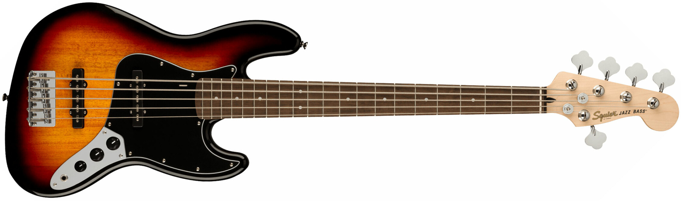 Squier Jazz Bass Affinity V 2021 5-cordes Lau - 3-color Sunburst - Solidbody E-bass - Main picture