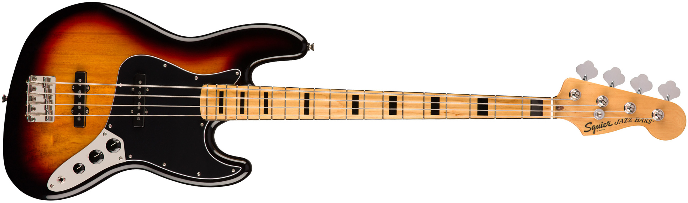 Squier Jazz Bass Classic Vibe 70s 2019 Mn - 3-color Sunburst - Solidbody E-bass - Main picture