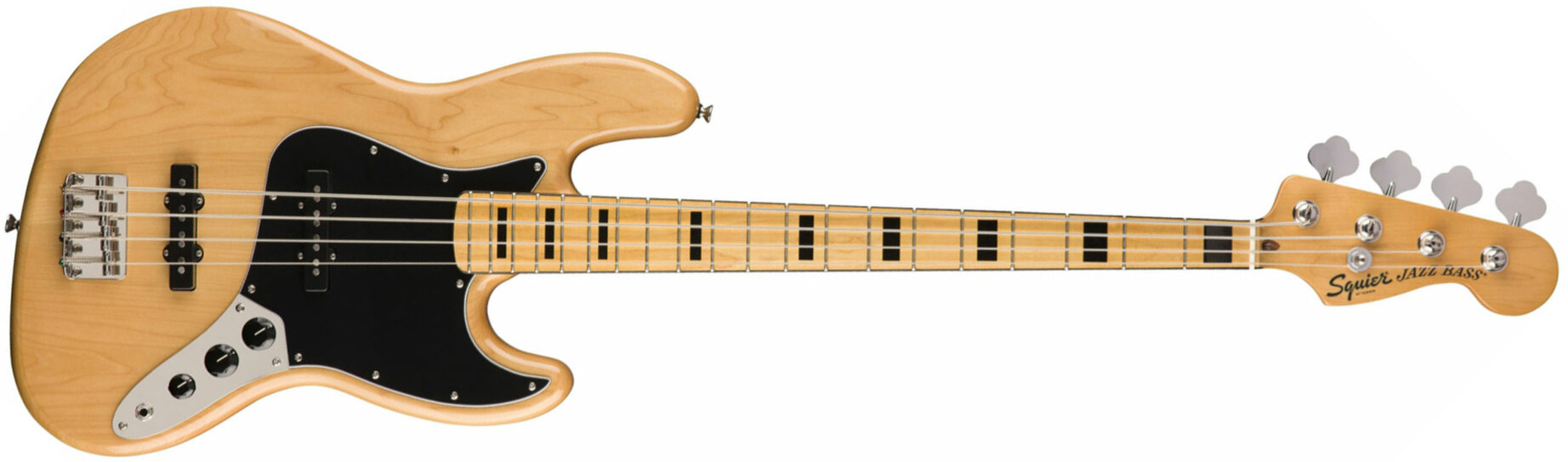 Squier Jazz Bass Classic Vibe 70s 2019 Mn - Natural - Solidbody E-bass - Main picture