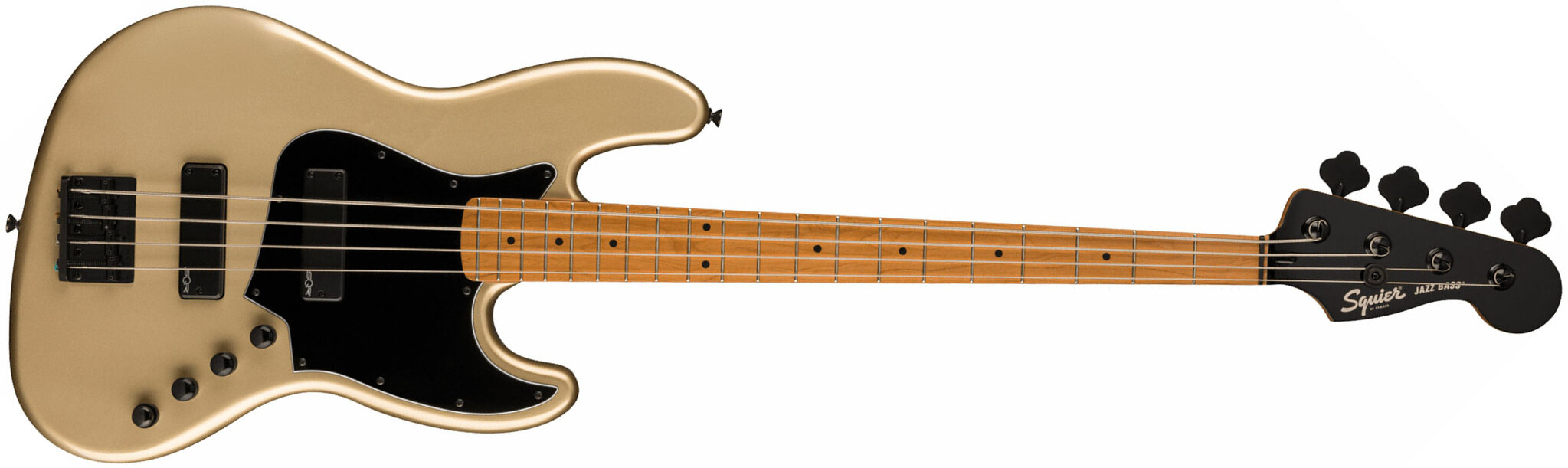 Squier Jazz Bass Contemporary Active Hh Mn - Shoreline Gold - Solidbody E-bass - Main picture