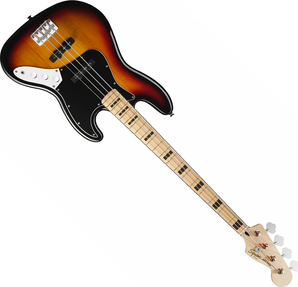 Squier Jazz Bass Vintage Modified 70 Mn 3 Color Sunburst - Halbakustiche Bass - Main picture