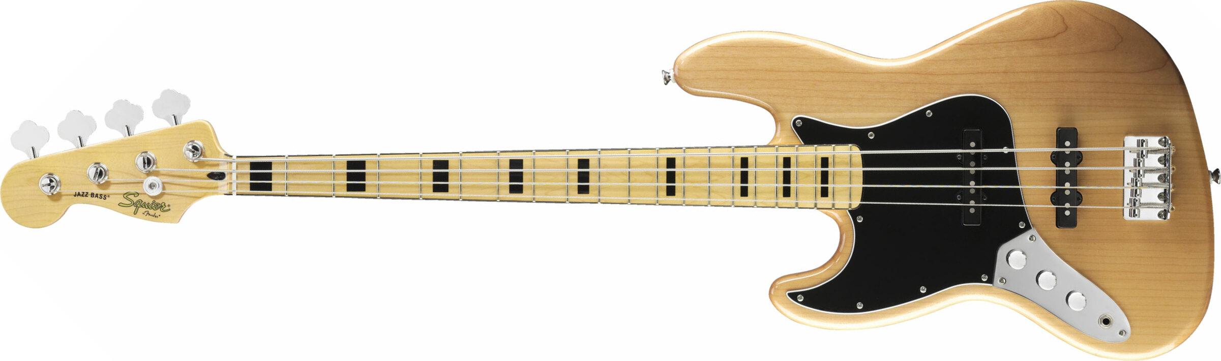 Squier Jazz Bass Vintage Modified 70 Gaucher 2013 Mn Naturel - Solidbody E-bass - Main picture