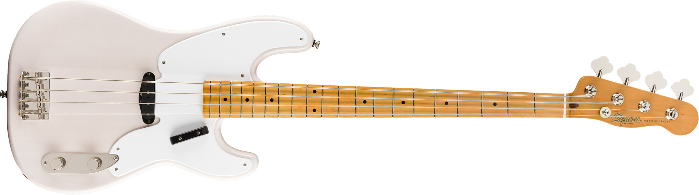 Squier Precision Bass '50s Classic Vibe 2019 Mn - White Blonde - Solidbody E-bass - Main picture