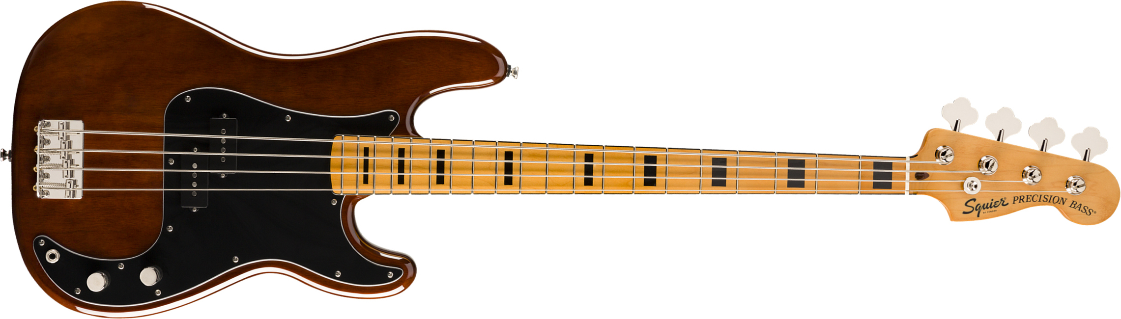 Squier Precision Bass '70s Classic Vibe 2019 Mn - Walnut - Solidbody E-bass - Main picture