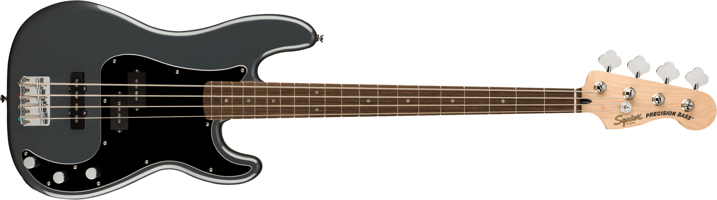 Squier Precision Bass Affinity Pj 2021 Lau - Charcoal Frost Metallic - Solidbody E-bass - Main picture