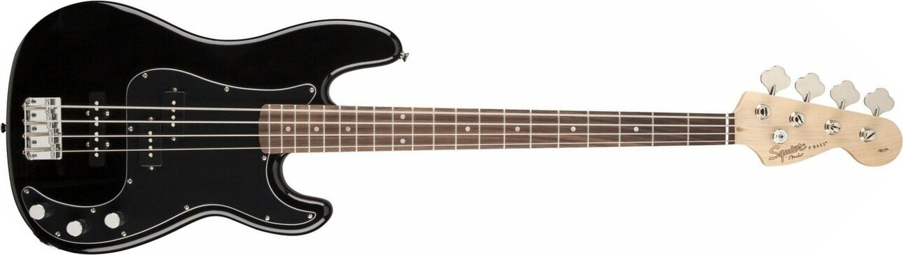 Squier Precision Bass Affinity Series Pj (rw) - Black - Solidbody E-bass - Main picture