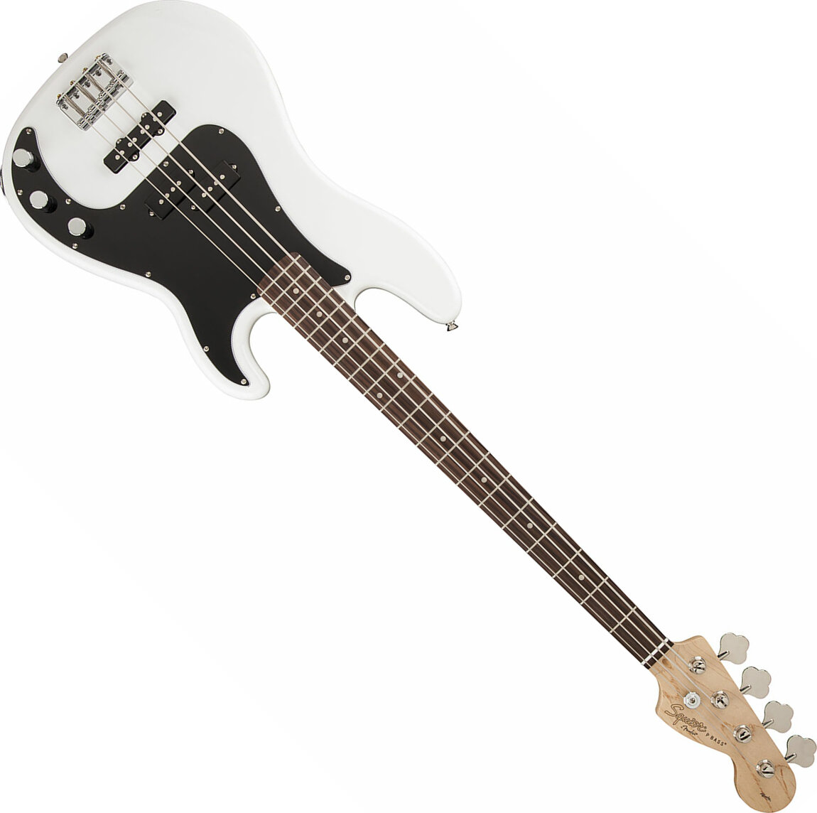 Squier Precision Bass Affinity Series Pj (rw) - Olympic White - Solidbody E-bass - Main picture