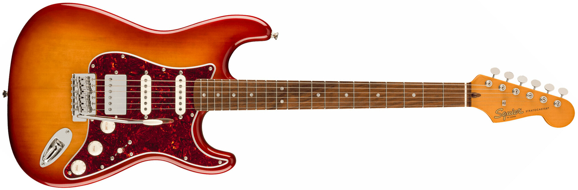 Squier Strat 60s Classic Vibe Ltd Hss Trem Lau - Sienna Sunburst - E-Gitarre in Str-Form - Main picture
