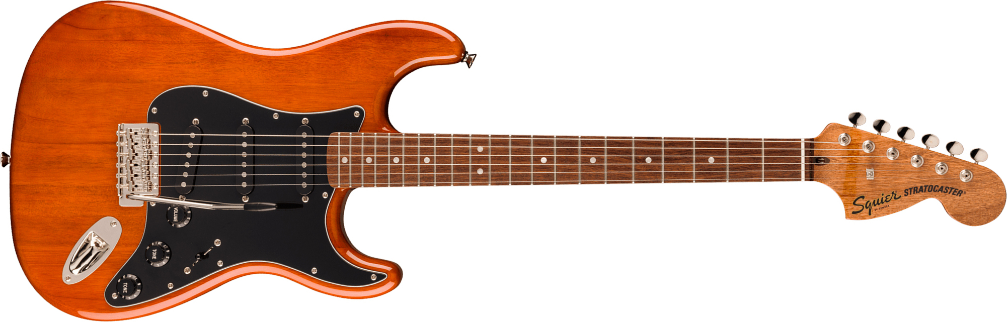 Squier Strat 70s Classic Vibe Fsr Ltd 3s Trem Lau - Mocha - E-Gitarre in Str-Form - Main picture