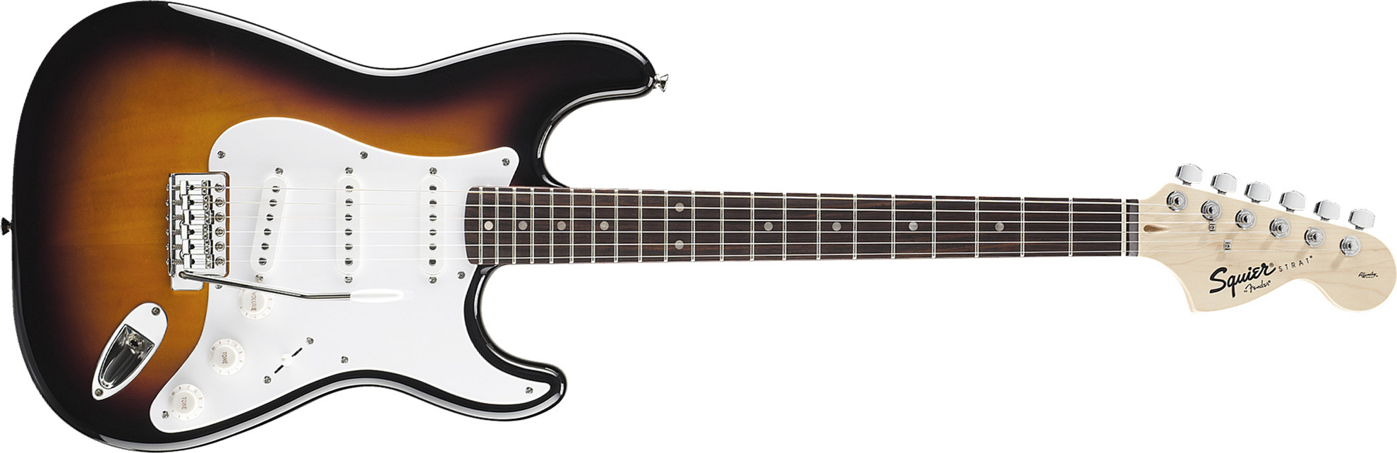 Squier Strat Affinity Series 3s Lau - Brown Sunburst - E-Gitarre in Str-Form - Main picture