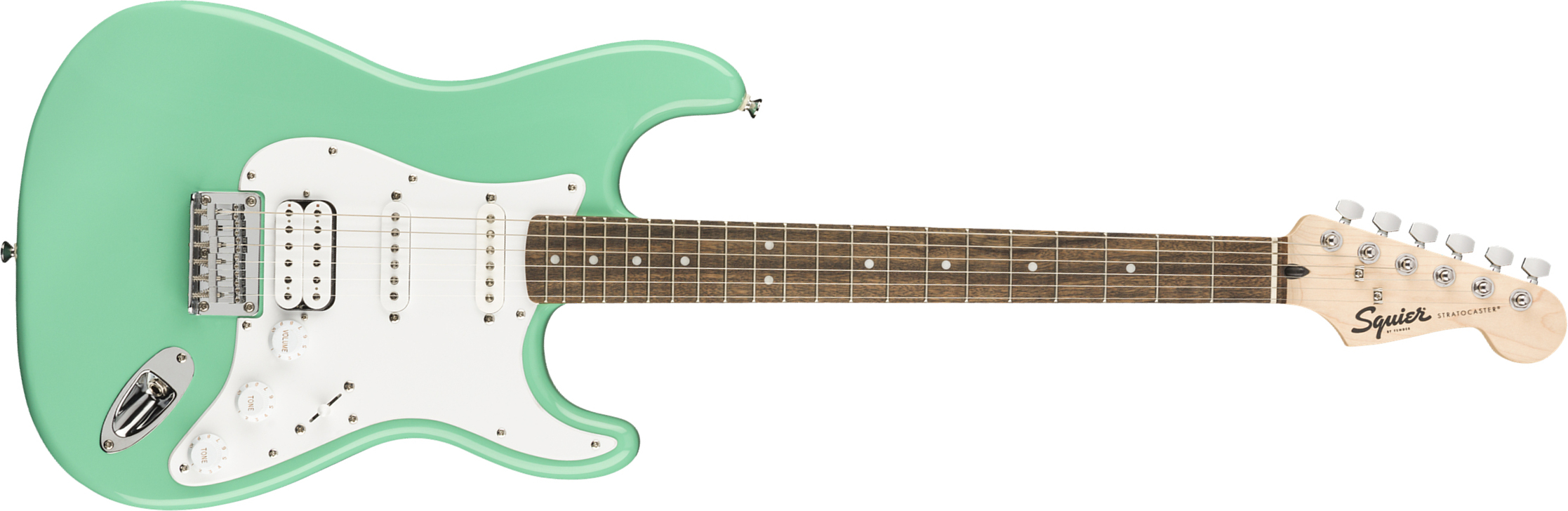 Squier Strat Bullet Fsr Ltd Hss Ht Lau - Sea Foam Green - E-Gitarre in Str-Form - Main picture