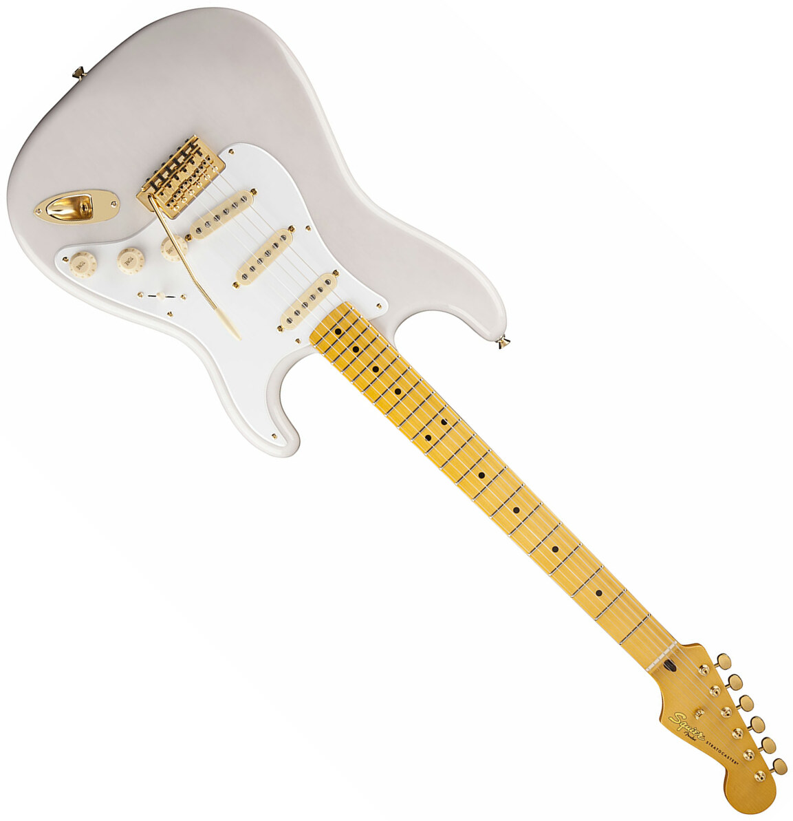 Squier Strat Classic Vibe '50s Gold Hardware Fsr Mn - White Blonde - E-Gitarre in Str-Form - Main picture