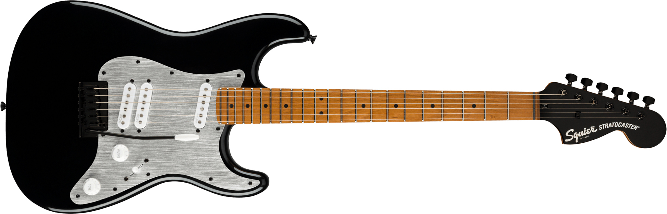 Squier Strat Contemporary Special Sss Trem Mn - Black - E-Gitarre in Str-Form - Main picture