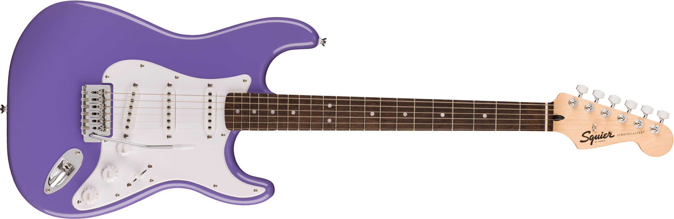 Squier Strat Sonic 3s Trem Lau - Ultraviolet - E-Gitarre in Str-Form - Main picture