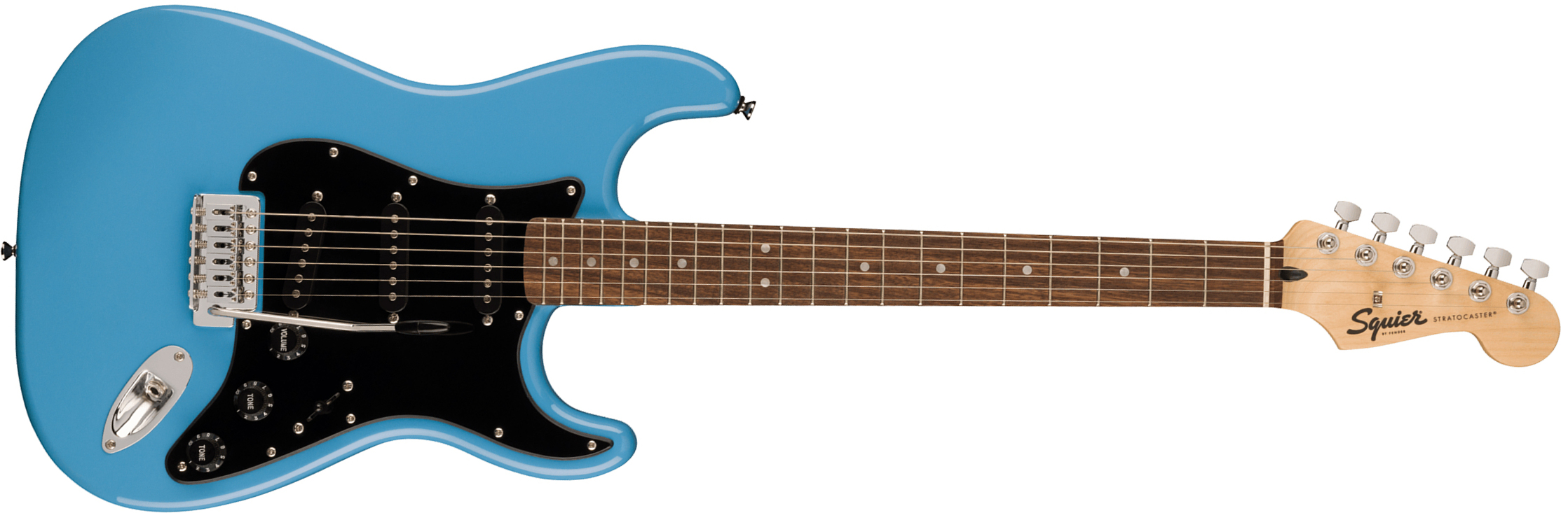 Squier Strat Sonic 3s Trem Lau - California Blue - E-Gitarre in Str-Form - Main picture