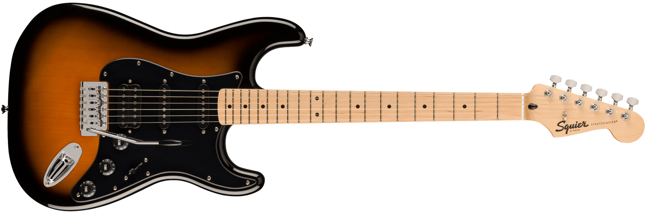 Squier Strat Sonic Hss Trem Mn - 2-color Sunburst - E-Gitarre in Str-Form - Main picture