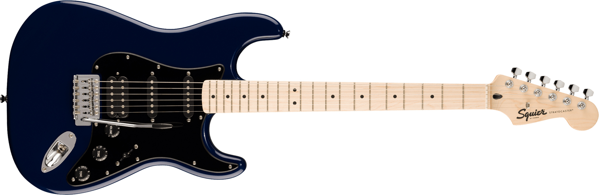 Squier Strat Sonic Hss Trem Mn - Midnight Blue - E-Gitarre in Str-Form - Main picture