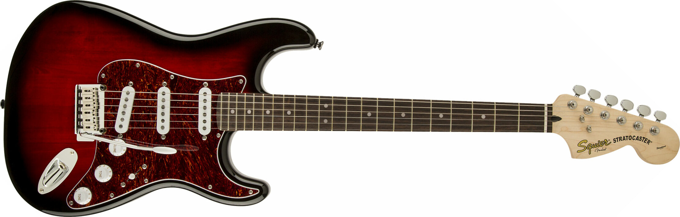 Squier Strat Standard Rw - Antique Burst - E-Gitarre in Str-Form - Main picture