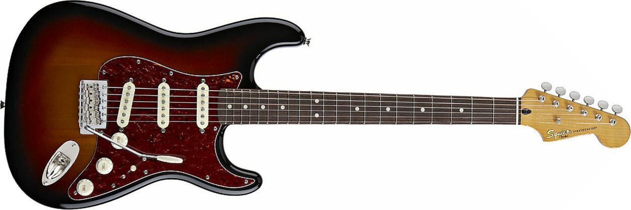 Squier Stratocaster Classic Vibe '60s Rw - 3-color Sunburst - E-Gitarre in Str-Form - Main picture