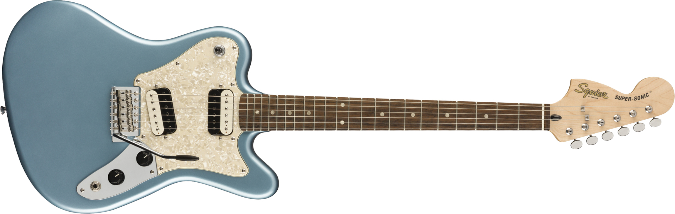 Squier Paranormal Super-Sonic - ice blue metallic Retro-rock-e-gitarre