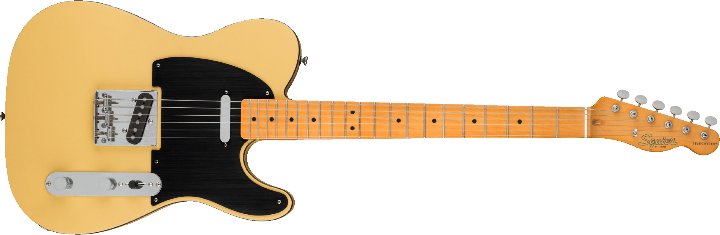 Squier Tele 40th Anniversary Vintage Edition Mn - Satin Vintage Blonde - E-Gitarre in Teleform - Main picture