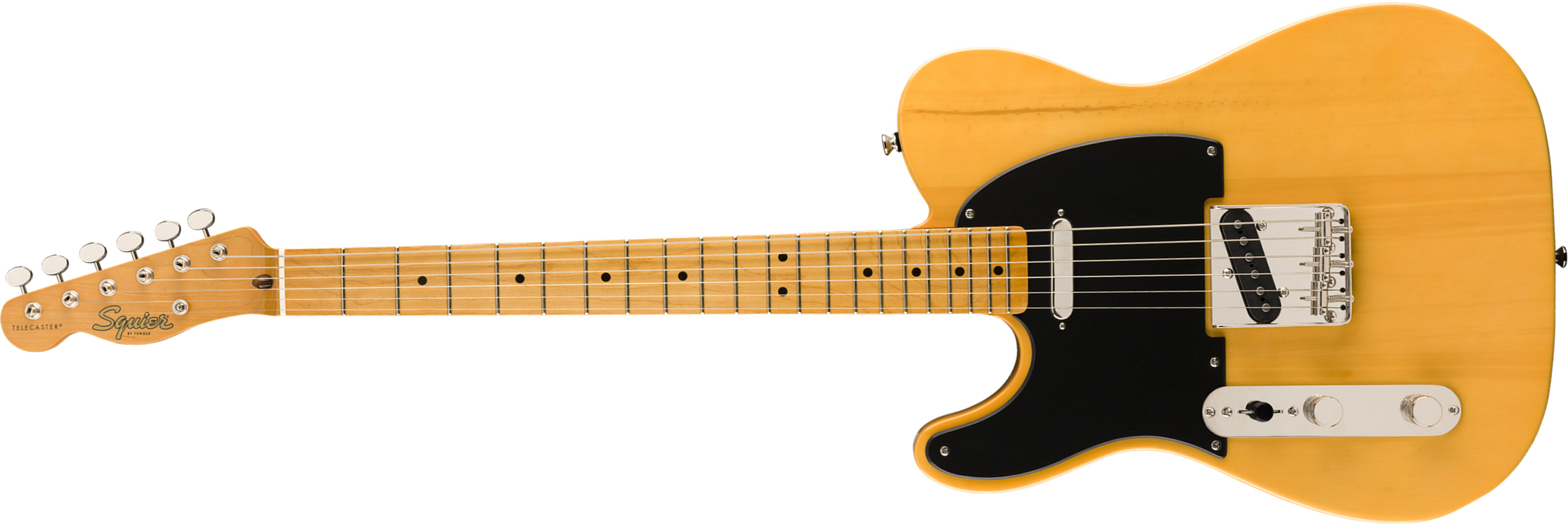 Squier Tele '50s Lh Gaucher Classic Vibe 2019 Mn 2019 - Butterscotch Blonde - E-Gitarre für Linkshänder - Main picture