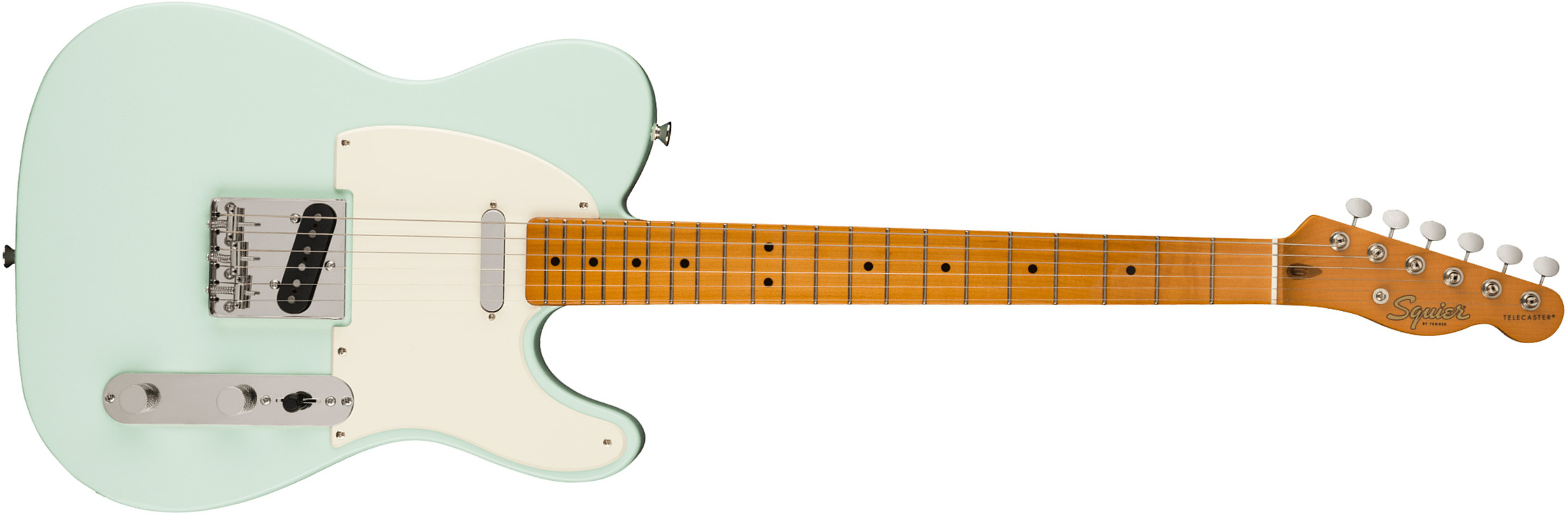 Squier Tele '50s Parchment Pickguard Classic Vibe Fsr 2s Ht Mn - Sonic Blue - E-Gitarre in Teleform - Main picture