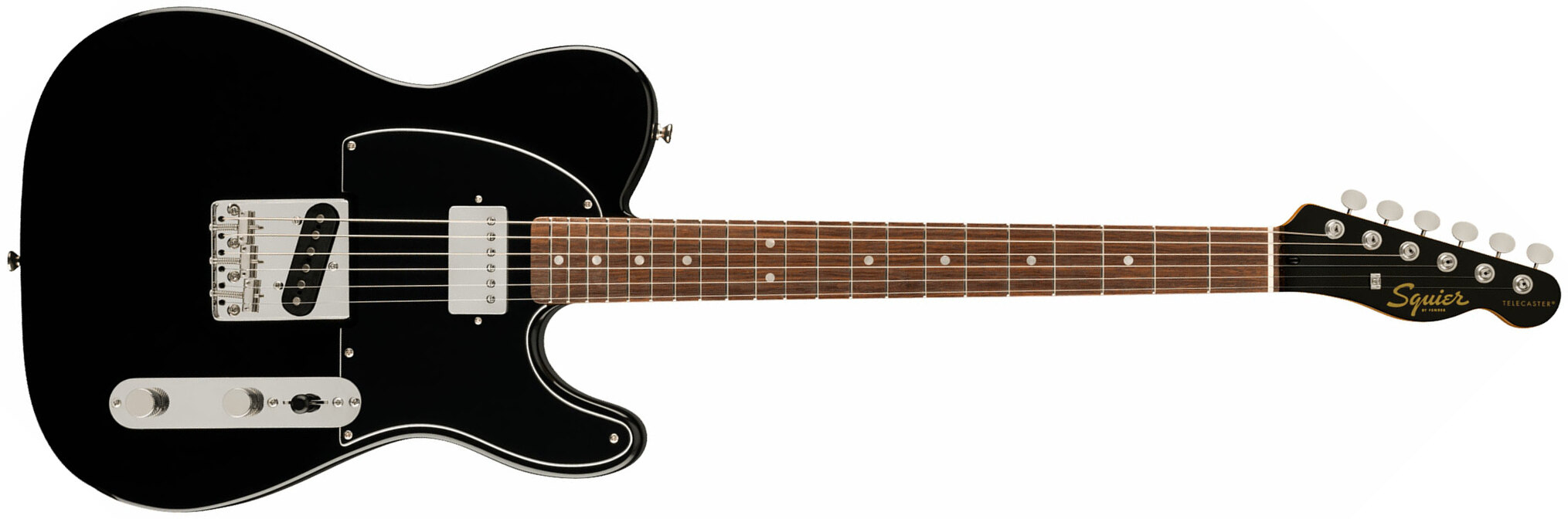 Squier Tele 60s Classic Vibe Ltd Sh Ht Lau - Black - Retro-Rock-E-Gitarre - Main picture