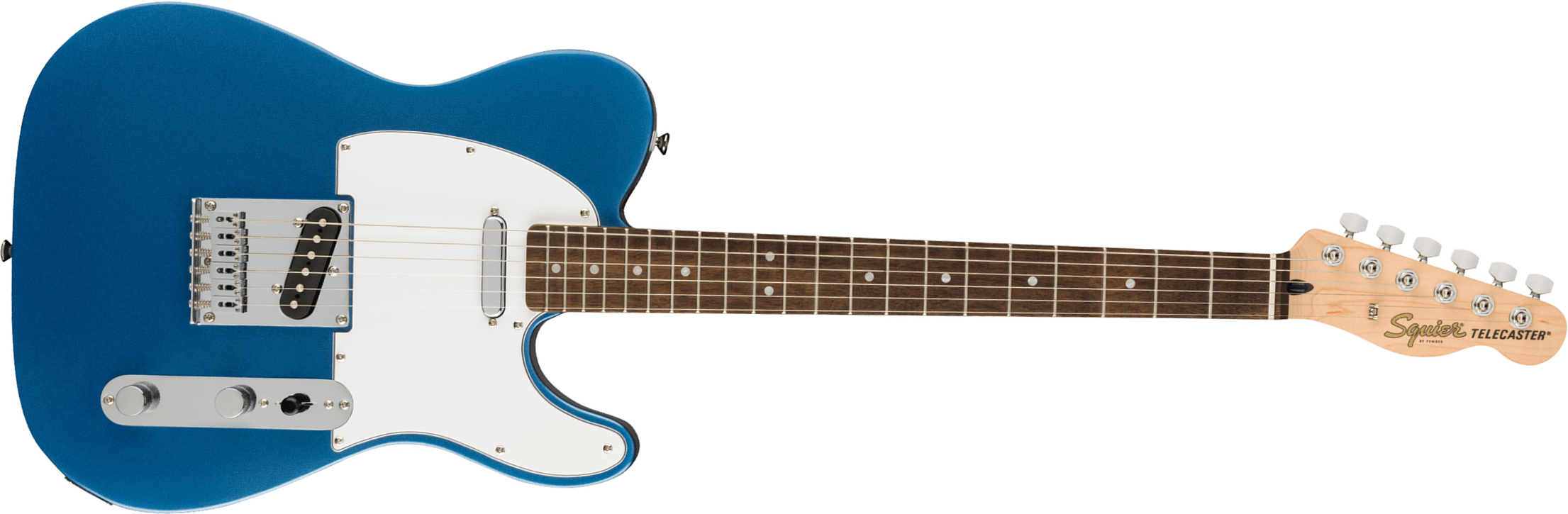 Squier Tele Affinity 2021 2s Lau - Lake Placid Blue - Semi-Hollow E-Gitarre - Main picture