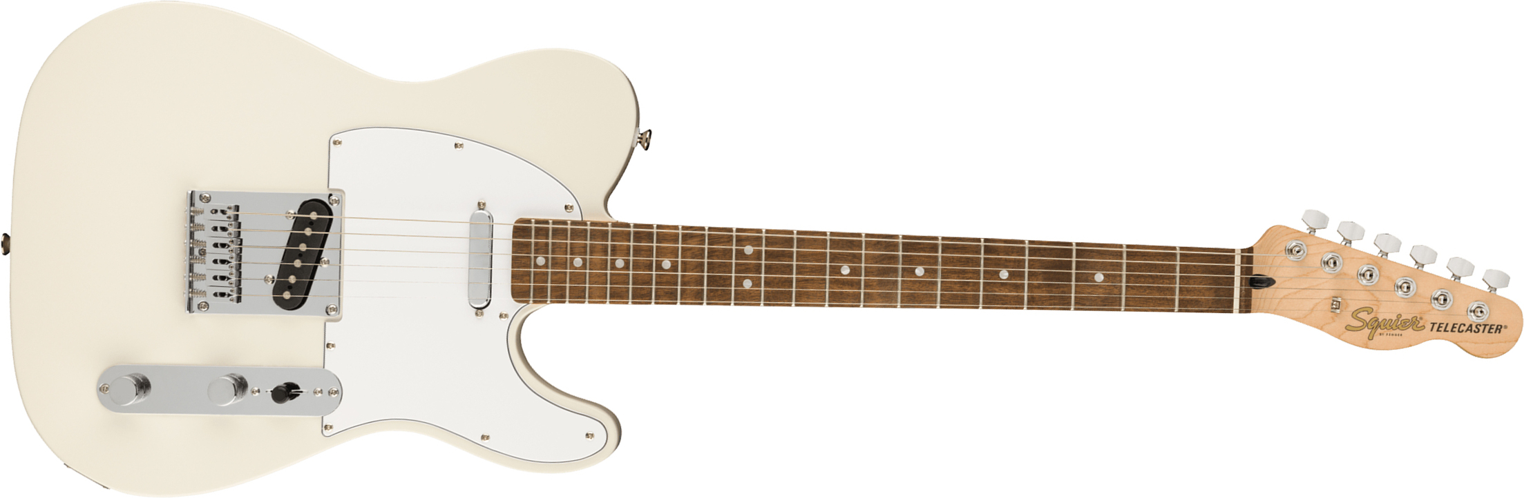 Squier Tele Affinity 2021 2s Lau - Olympic White - E-Gitarre in Teleform - Main picture