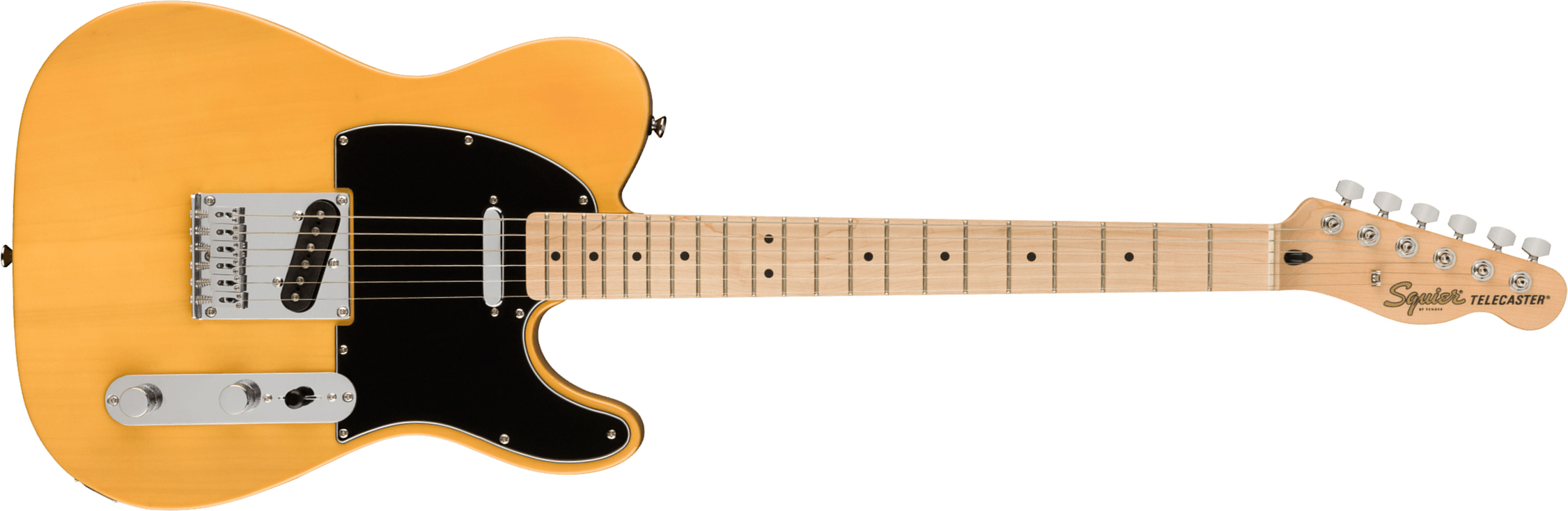 Squier Tele Affinity 2021 2s Mn - Butterscotch Blonde - E-Gitarre in Teleform - Main picture