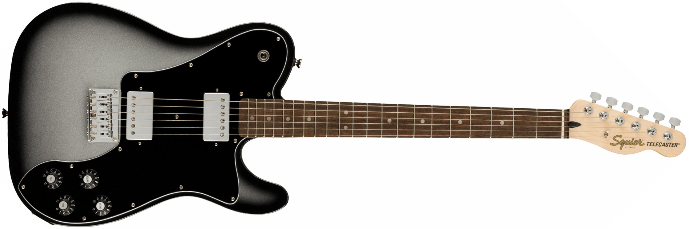 Squier Tele Affinity Deluxe Fsr Ltd Hh Ht Lau - Silverburst - E-Gitarre in Teleform - Main picture