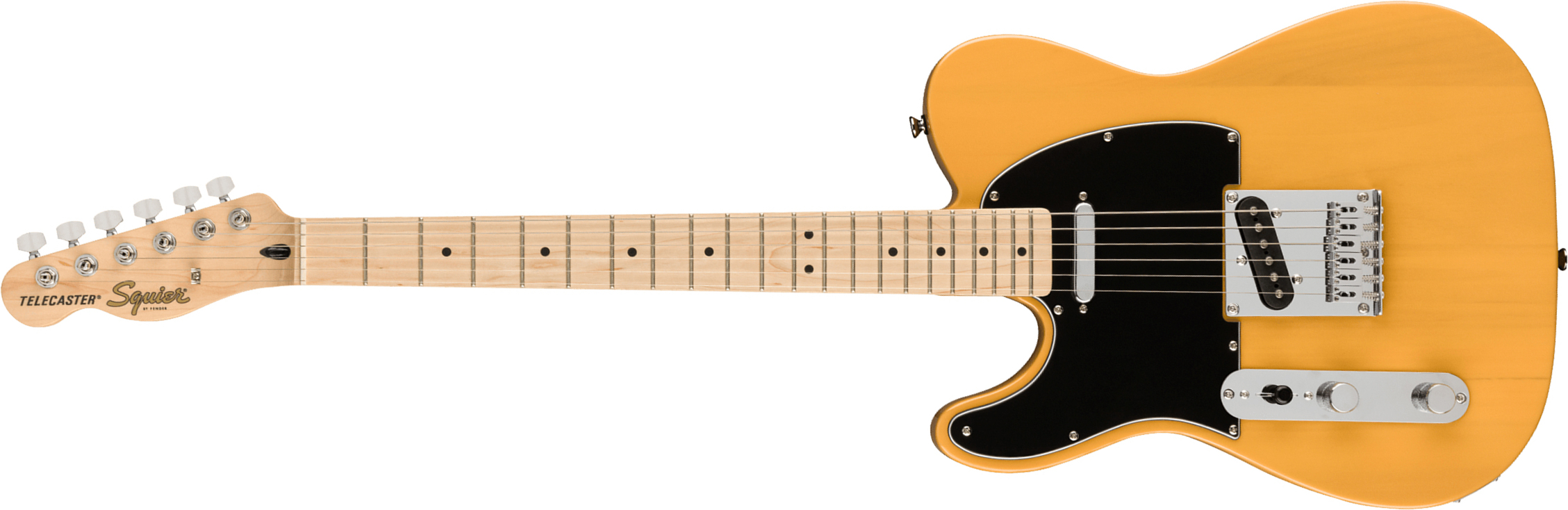 Squier Tele Affinity Gaucher 2021 2s Mn - Butterscotch Blonde - E-Gitarre für Linkshänder - Main picture