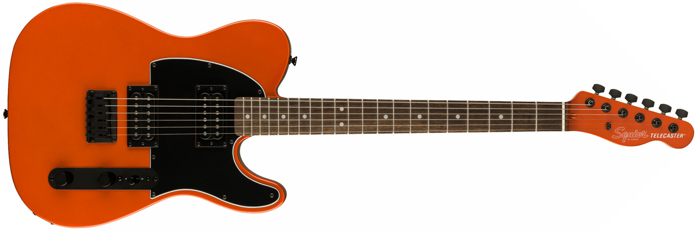 Squier Tele Affinity Hh Fsr 2h Ht Lau - Metallic Orange - E-Gitarre in Teleform - Main picture