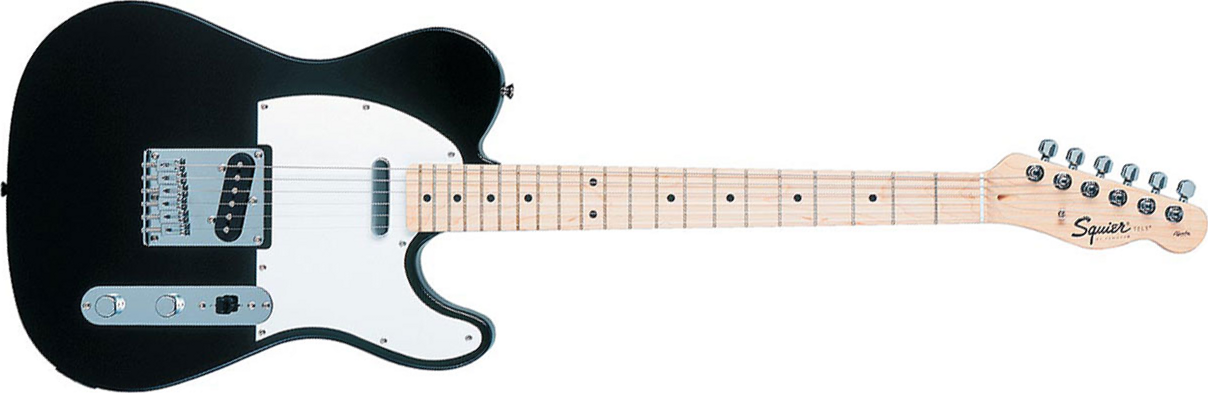 Squier Tele Affinity Series Mn - Black - E-Gitarre in Teleform - Main picture