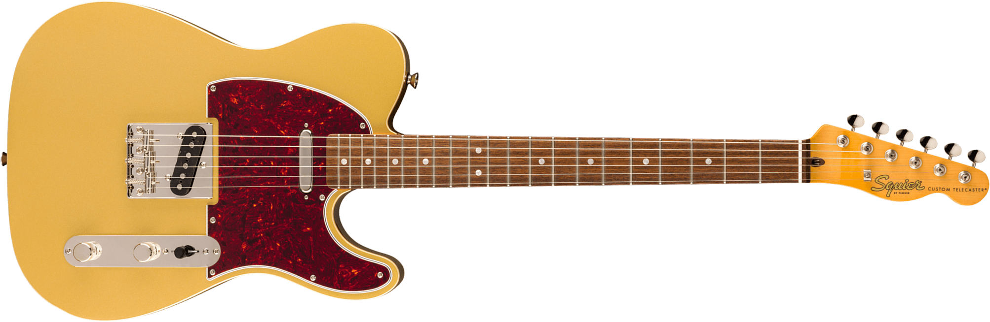 Squier Tele Classic Vibe Fsr Ltd 2s Ht Lau - Aztec Gold - E-Gitarre in Teleform - Main picture