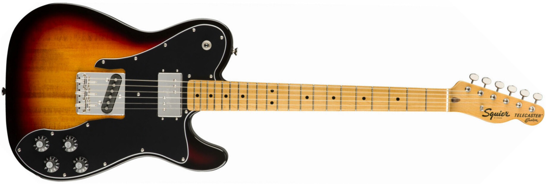 Squier Tele Custom  Classic Vibe 70s 2019 Sh Mn - 3-color Sunburst - E-Gitarre in Teleform - Main picture