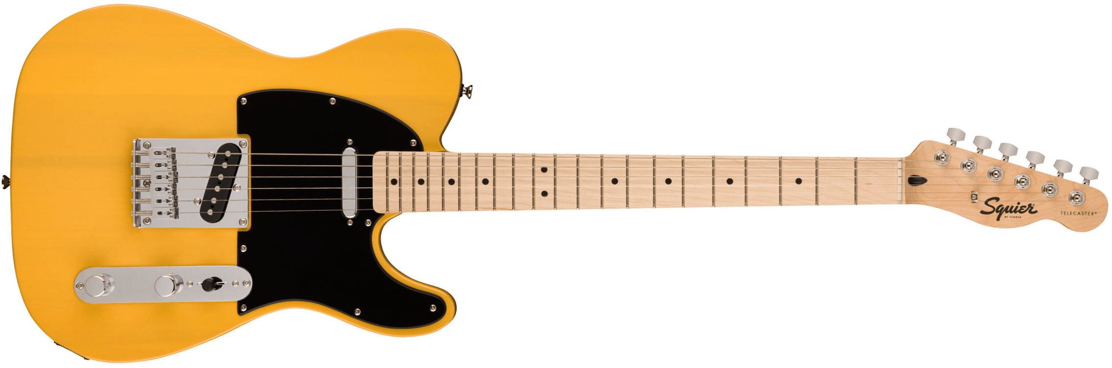 Squier Tele Sonic 2s Ht Mn - Butterscotch Blonde - E-Gitarre in Teleform - Main picture